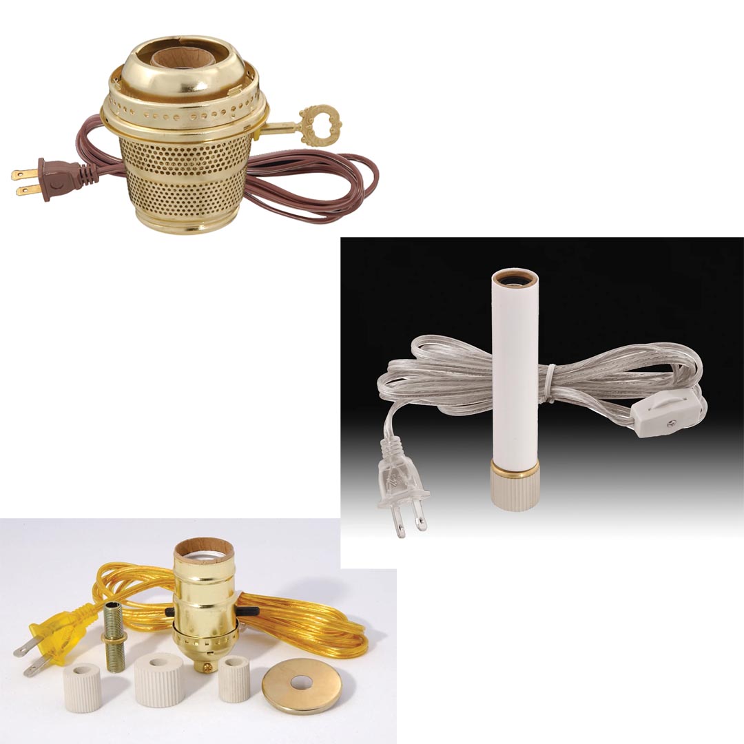 Electrical Adapters & Make-A-Lamp Kits
