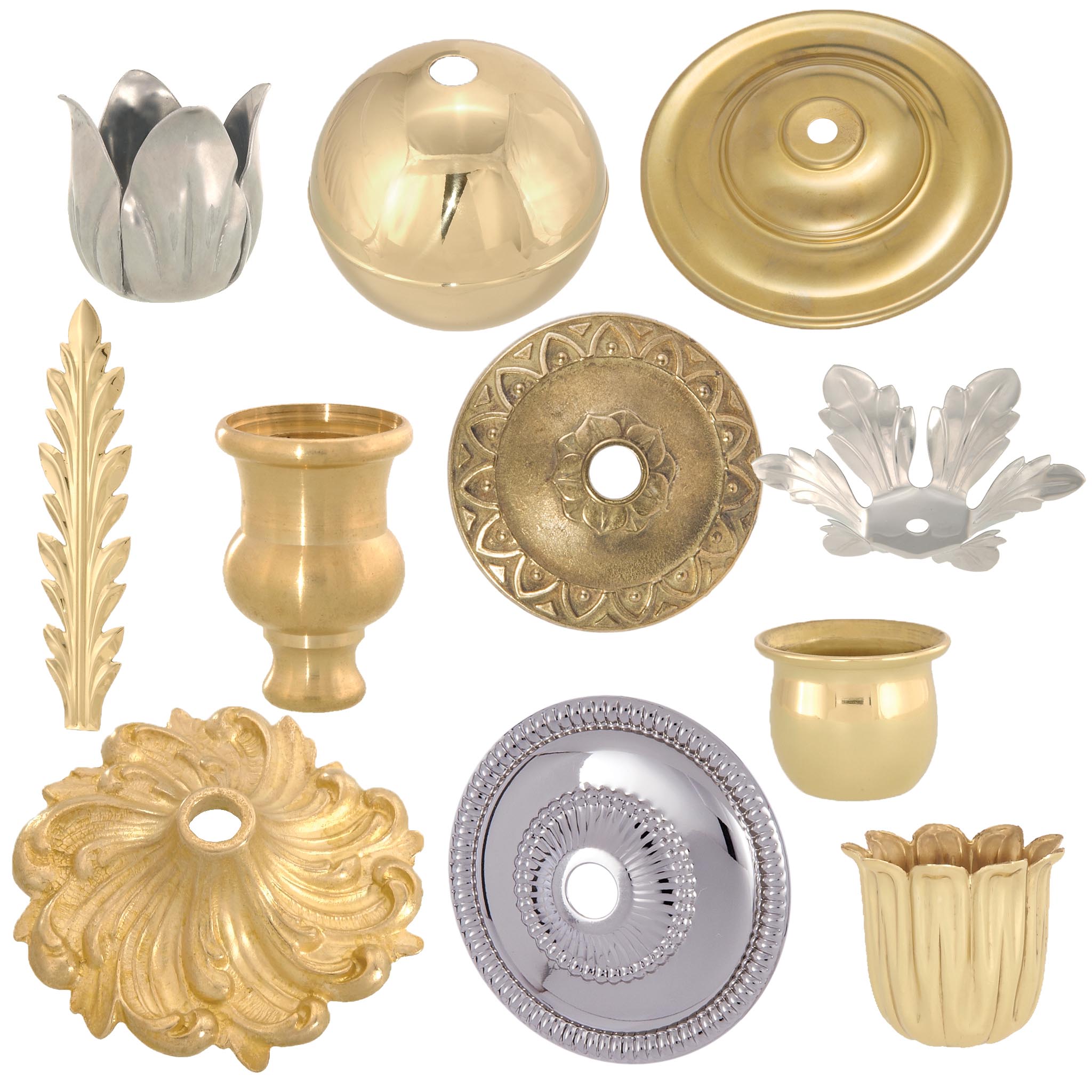 Crystal and Metal Chandelier Parts